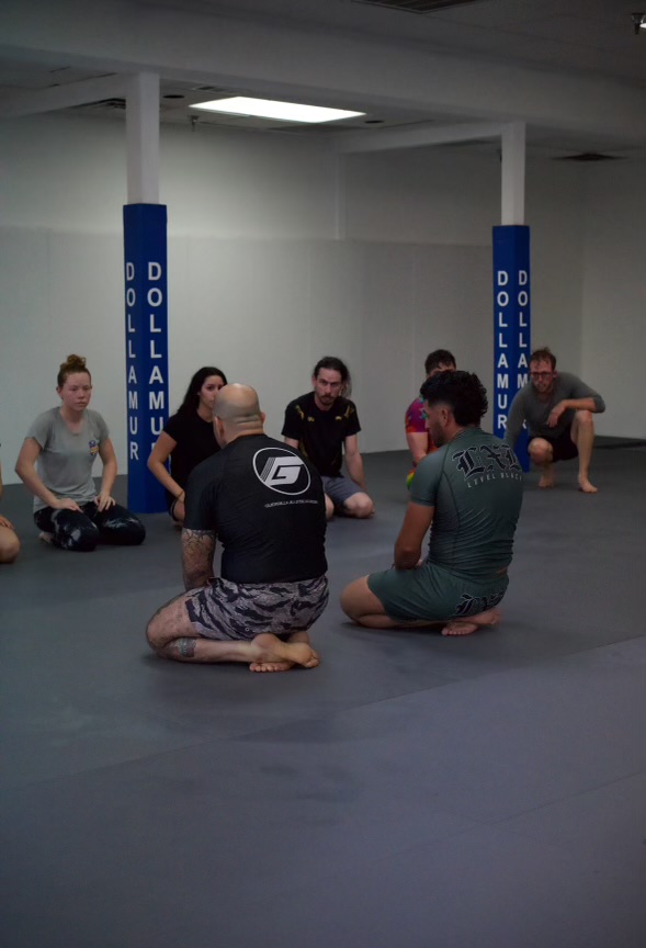 Group class at Guerrilla Jiu-Jitsu Modesto